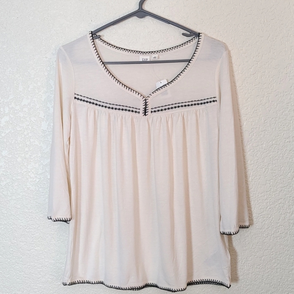 NWT GAP Peasant Style Blouse, XS